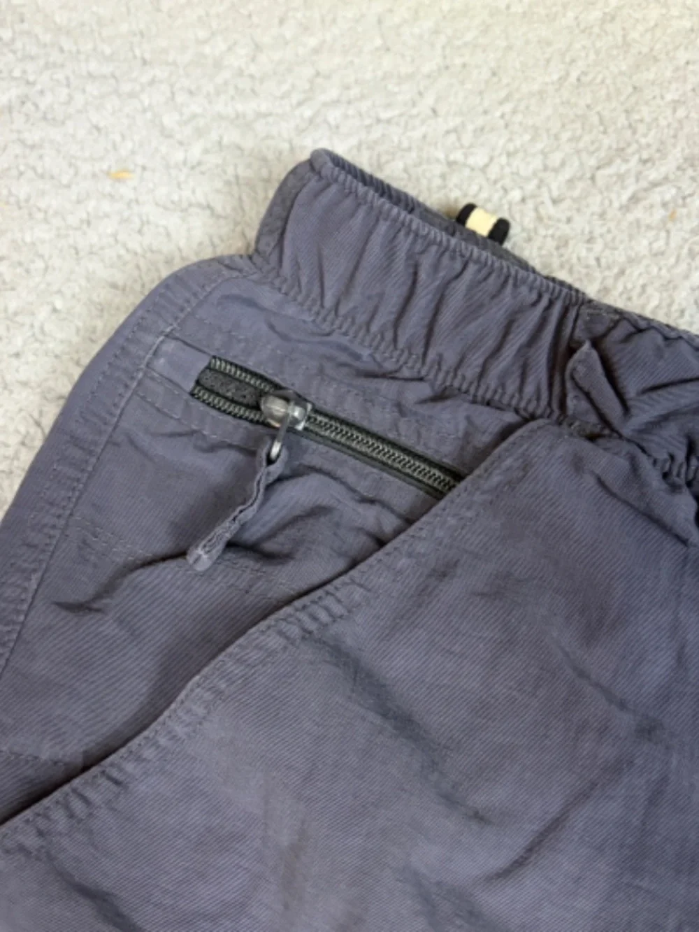 The North Face Convertable Pants Men 2XL Gray Cargo Outdoor Hiking Belted Shorts